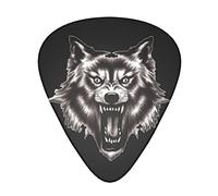 Acoustic Variety Pack Guitar Pick Pack Of 12 Including Thin, Medium And Heavy Guitar Pick Werewolf Hd