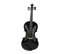 Acoustic Violin, 4/4 Acoustic Violin Set Beginners Starter Kit with Box Rosin Shoulder Rest Mixer String Bow Fingerboard Sticker Gift For Friends, Family or a Romantic Partner