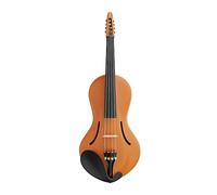Acoustic Violin 4/4 Size Violin Full Size Carbon Fiber Violino Violin Case Bow Bridge Pickup (Color : Deep yellow)