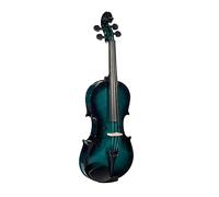 Acoustic Violin 4/4 Violin Acoustic Violin Fiddle Case Bow Blue Black Violin