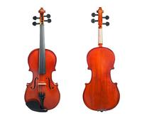 Acoustic Violin Fiddle 4/4 Solid Wood Handcrafted Beginner Violin Kit W/Carrying Case Bow Bridge (Color : B)