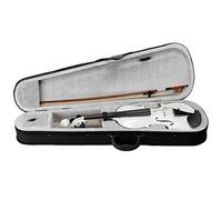 Acoustic Violin fiddle Handmade Violin Full Size 4 Strings 4/4 Full Size Basswood Violin Student Set for Starters Handcrafted and Acoustic with Case Bow Bridge Rosin Cloth and Spare Strings Glos