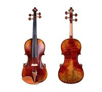 Acoustic Violin Handcrafted Hand Varnished 4/4 Full Size Violin (Color : 04)