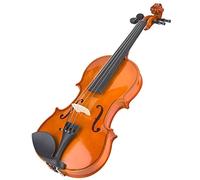 Acoustic Violin, Handmade Acoustic Violin Ergonomically Designed Solid Wood Fiddle with Bow Rosin Bag Musical Instrument Accessories for Violin Beginner (1/2)