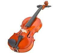 Acoustic Violin Set, 1/2, 1/4 Handmade with Bow, Rosin, Hard Case, Carved F Hole for Beginners (1/2) (1/4
