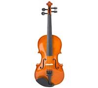 Acoustic Violin Set, 1/2, 1/4 Handmade with Bow, Rosin, Hard Case, Carved F Hole for Beginners (1/2