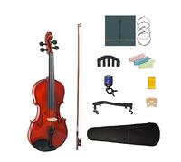 Acoustic Violin Set Size 4/4-1/8 Basswood Body Black Solidwood Fittings W/Violin Case Shoulder Rest Mute Strings (Color : 1-8)