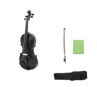 Acoustic Violin Set with Case 1 pc 4/4 Natural Acoustic Violin Retro Style Fiddle with Case & Bow Musical Instrument Accessories(Type A)