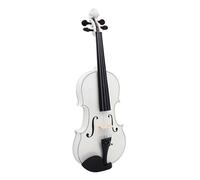 Acoustic Violin Set with Case 4/4 White solid wood violin set with cloth box and bow Professional string instrument for practice
