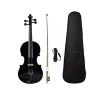 Acoustic Violin Set With EQ Installation Solidwood 4/4 Fiddle W/Bow Violin (Color : B)