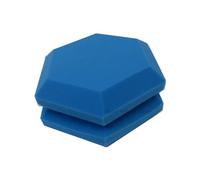 Acoustic Wall Panels 6/12Pack Studio Acoustic Foam Flame Retardant Noise Insulation Sound Absorption Treatment Panels 2 Inches Thickness(Blue,12Pcs)