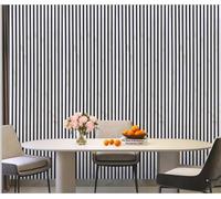 Acoustic Wall Panels 600MM X 2400MM Pack of 4 Soundproof Decorative Panels for Noise Reduction in Studio, 3D Slat Wall Panelling 5.76m² per Pack (Marble White 01WK)