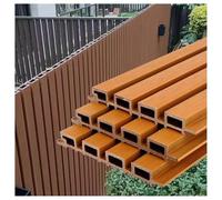 Acoustic Wood Slat Panel - 1pc Freestanding Decorative Fence for Outdoor Privacy Splicable Design for Kitchen Doorways Natural Wood Finish (22x120 cm)