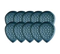 Acoustik Attak STEALTH III XL Structured Guitar Pick - large Beveled Guitar Pick, Unique Tone, No-Slip Grip (10 Pack, Cobalt)
