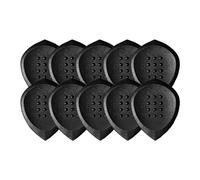 Acoustik Attak STEALTH Structured Guitar Pick - Small Beveled Guitar Picks, Unique Tone (10 Pack, Black)