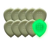Acoustik Attak STEALTH XL Structured Guitar Pick - Large Beveled Guitar Picks, Unique Tone (10 Pack, Radium)
