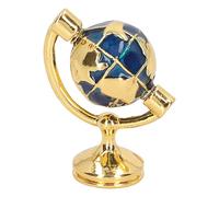 Acouto 1:12 Dollhouse Globe Metal Sturdy Glossy Exquisite Dollhouse Miniature Globe Model Study Furniture Dollhouses Dolls 12 the 2 5cm Suitable with Height Suitable Miniature 1