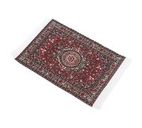 Acouto 1:12 Dollhouse Woven Carpet Miniature Rug Doll House Decoration Kid Accessories 2 Creating and Vivid Living in Your World (#13)