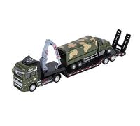 Acouto 1:50 Tow Truck Toy Alloy Pull Back Car Highly Simulation Trailer Vehicle Toy for Children#1 Does Fade Deform Car and Material Made Precise Model Not Alloy to Tow Truck ToyTrailer (#3)