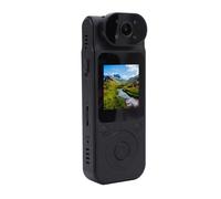 Acouto 1.54 Inch 4K Body Camera Action Cam Sports Camera with 180° Rotatable Lens 1400mAh Battery Infrared Night for Dash Cam Pet Monitoring Home Security