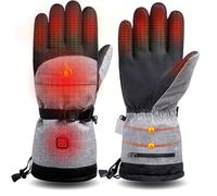 Acouto 1 Pair Winter Hand Warmer Cycle Motorcycle Gloves Electric Thermal Gloves ColdDay Camping Hiking Skiing Snowboarding Heated Wire Wire Quality All Generate Three