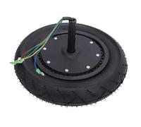 Acouto 10 Inch Scooter Brushless Hub Motor Rubber Aluminum Shock Absorbing DC Motor Wheel for Electric Self Balancing Scooter and Efficient No WheelScooter