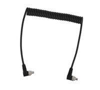 Acouto 100cm Male to Male Flash PC Sync Cable with Screw Lock for/Camera and Flash Light Connection Cable Camera and Connect T PC to LineSync CordPC Sync CordSync CableFlash
