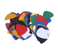 Acouto 100Pcs Guitar Pick Colorful Plastic Finger Musical Instrument Accessories 0 46mm Has a Delicate Guita Guitar PickPlastic Picks0 46mm Thick PickColor Pick SetGuitar