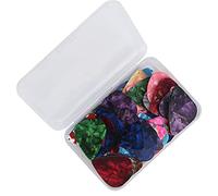 Acouto 100Pcs Guitar Picks Musical Instrument Parts Accessories Colorful 0.71mm Guitar PicksAcoustic PicksElectri Into Any and Pile Ha