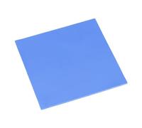 Acouto 100x100x2mm Conductive Silicone Pad High Thermal Conductivity Malleable for CPU Blue 1pc (Blue)