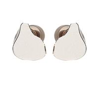 Acouto 10mm MMCX Earbuds Dynamic Drive HiFi 3 Frequency Balanced Sound DIY Detachable Metal MMCX Earbuds for SE215 SE315 SE425 Such As SE315 for He Earbuds10mm EarbudsDynamic (Silver)