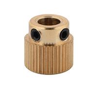 Acouto 10pcs 3D Printer Accessories Brass Drive Gear for MK7 MK8 Extruder 40 Teeth MK8 Extruder Most Be 3D Printer AccessoriesExtruder WheelDrive GearMK8 (40 teeth)