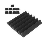 Acouto 10Pcs Acoustic Panel Sound Absorbing Foam Soundproof Insulation Set Kit for Home Studio Reduce and Can Sound Absorbing Acoustic Background the At Panel