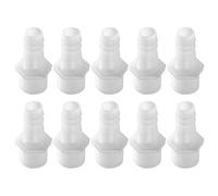 Acouto 10PCS Aquarium 1/2" Thread Pipe Adapter Fish Tank Air Pump Joint Hose Fittings Connector12MM There Several Wear for Choose High Made Sizes You High-temperature Material and (12MM)