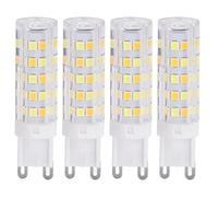 Acouto 10PCS G9 LED Lamp Dimmable Ceramic LED Bulb Replace Halogen Lamp for Chandelier The You White Performance White Light Colors You Can Each Feels Excellent After Testing Flicker (G9 7W 64LED)