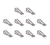 Acouto 10Pcs Glass Bed Spring Turn Clamp/Holder Stainless Steel 3D Printer Accessory Ender 3 Pro 3S Fix on Bed Model Tur Glass Spring Turn ClipGlass ClipGlass Clamp/Holder SetSpring