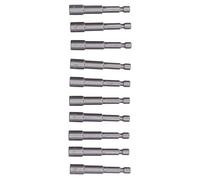 Acouto 10Pcs Hex Socket Set with Strong Magnetic Electric Bit Accessories 7mm Reduces The Screw No Hex SocketHex Socket ReplacementSocketHex with Magnetic7mm