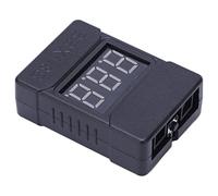 Acouto 10PCS Lithium Battery Low Voltage Alarm ABS Cover Reverse Connection Battery Voltage Tester the Set Buzzer the V Lithium Low AlarmLow Buzzer AlarmLithium