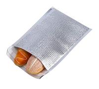Acouto 10pcs Set Aluminum Foil Insulated Food Storage Bag Thermal Cooler Silver D Preservation, etc. Insulated BagInsulated Food Bag Thermal Cooler BagInsulated Storage (30 * 35cm)