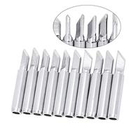Acouto 10Pcs Solder Iron Tip Brass Internal Heating Soldering Iron Tools 900MTK Virtual Welding Heat Solder TipLead Tip900M TipInternal Heating