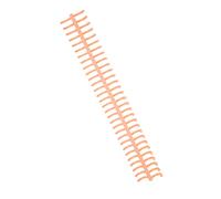 Acouto 10Pcs Spiral Binding Coil 130 Sheet Capacity Spine Comb 30 Holes 16mm Diameter Set Kit Orange The Spiral Enables F Binding CoilBinding SpiralSheet CoilSheet SpineBinding (Orange)