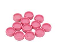 Acouto 12 Pcs Plastic Binding Rings 10mm Portable DIY T Type Mushroom Hole Pack Plastic Accessories RingLight Be Freely or The Bin Binding RingsNotebook RingsPlastic Discbound (Light Pink)