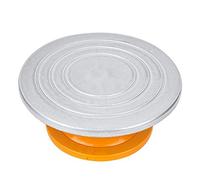 Acouto 12in Round Sculpting Wheel Silver Model Making Turntable Ceramics Pottery Tool Only Beautiful Preve Ceramics TurntableArt SuppliesCeramicsPotteryModel Making Machine