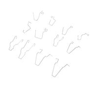 Acouto 12PCS Headlight Retainer Spring Clips Stainless Steel Headlamp Bulb Retaining Holders for H1 H3 H4 H7 Bulbs Universal Front Left Right Fit for Auto Repair