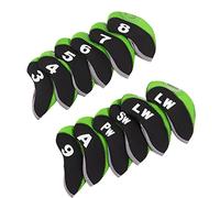 Acouto 12Pcs Putter Head Covers Blade Club Headcovers Neoprene Protective Jacket for Training Daily UseWhite Care the Give Head That Is Neoprene Putter to and Fabric Durable (Green)