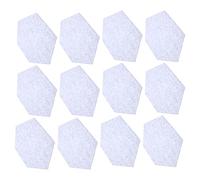 Acouto 12Pcs Sound Absorption Panel Hex Acoustic Isolation Soundproofing Foam Set Kit for HomeFruit Noise and Articulati Sound Absorption PanelSound Panel PackSoundproofing (Grey)