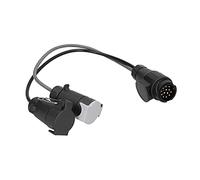 Acouto 12V 13Pin to 7Pin Trailer Plug Converter Plastic PVC Brass for Standard European Caravans RVs Trailer PlugTowing PlugTrailer Connector7 Pin PlugTrailer AdapterAuto Accessories