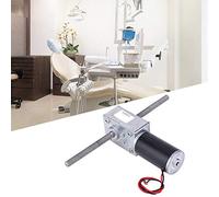 Acouto 12V Shaft Metal Speed Reduction Gear Motor M8 Thread500 Does Not Use Box/Cover S Shaft Gear MotorDual MotorDual Speed Reduction MotorWorm Motor12V Motor (ratio 100)