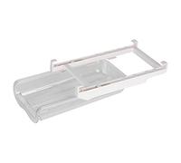 Acouto 14Grid PullOut Egg Storage Box with 4 Hook Egg Storage Container for Refrigerator Be for It Long Worry ABS Durable a Time Non? High?quality Odorless DrawerEgg HolderEgg