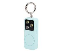 Acouto 150dB Personal Safety Alarm Rechargeable Keychain Alarm with LED Light for Night Running Outdoor Travel Security 4 Lighting Modes (Green)